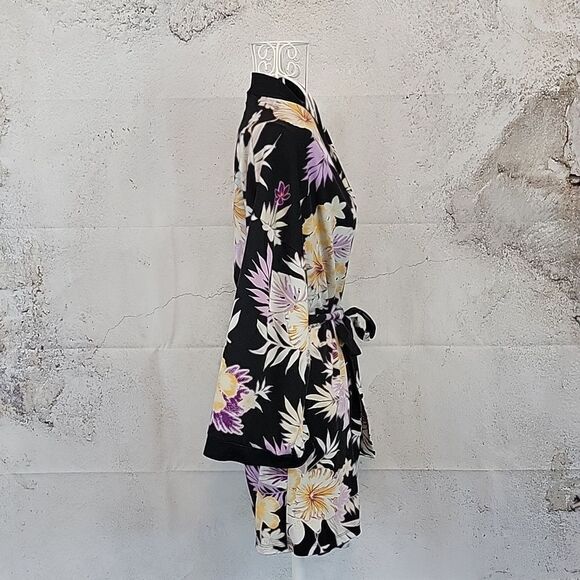 Linea Donatella floral print midi robe Women's Size S - Picture 5 of 10
